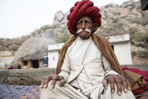 A member of the Rabari. The Rabari are a semi-nomadic pastoral community, primarily from the Indian states of Rajasthan and Gujarat. India