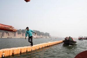 The 2019 Prayagraj Ardh Kumbh Mela was the Ardh Kumbh Mela held at Triveni Sangam in Prayagraj, Uttar Pradesh, India