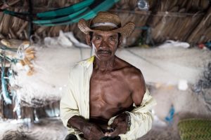 Fisherman in Lençóis Maranhenses National Park