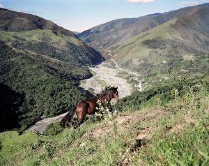 Valley of Coroico river in Yungas mountains, Bolivia