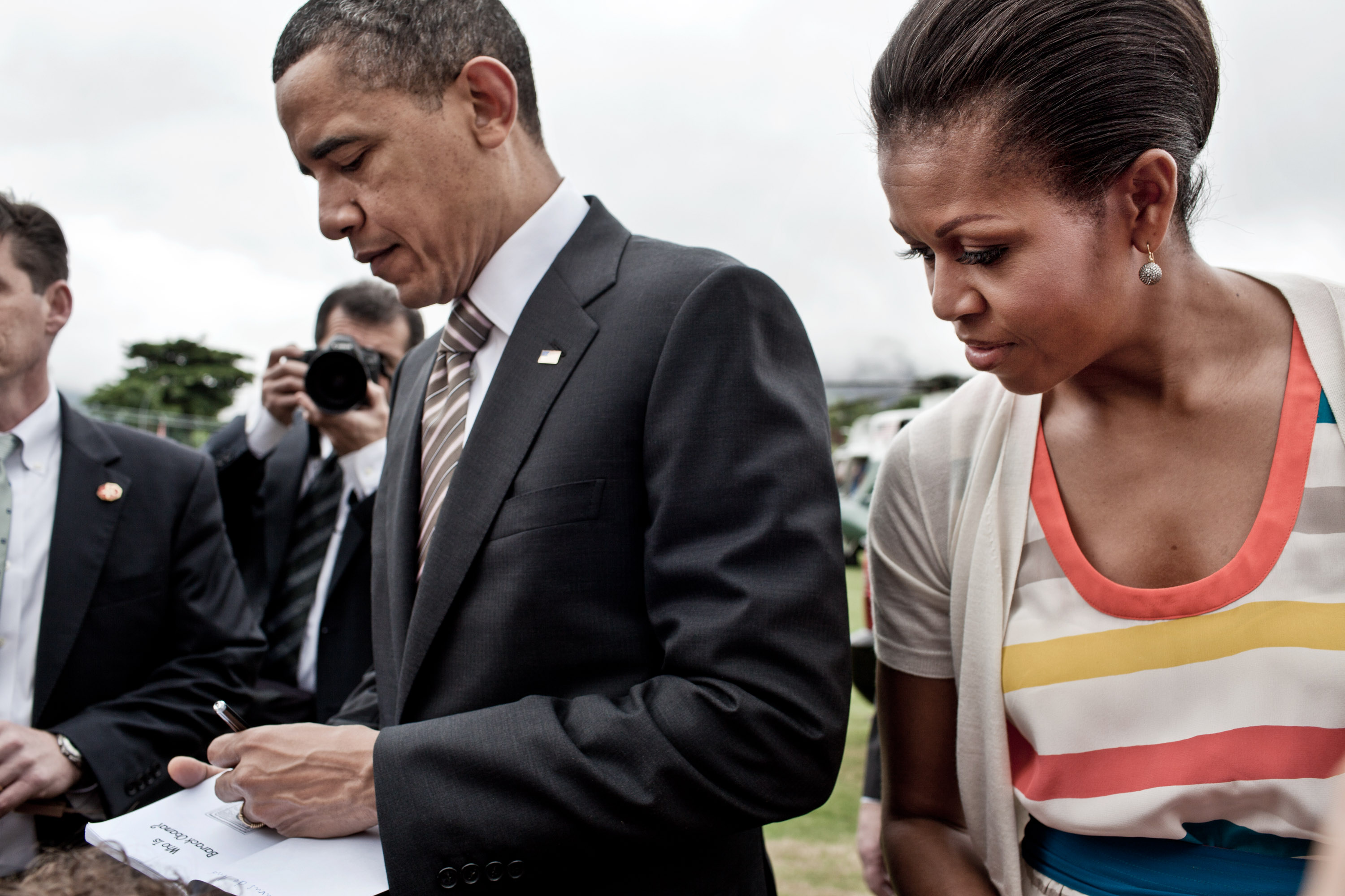 President Of USA Obama with Michelle Obama